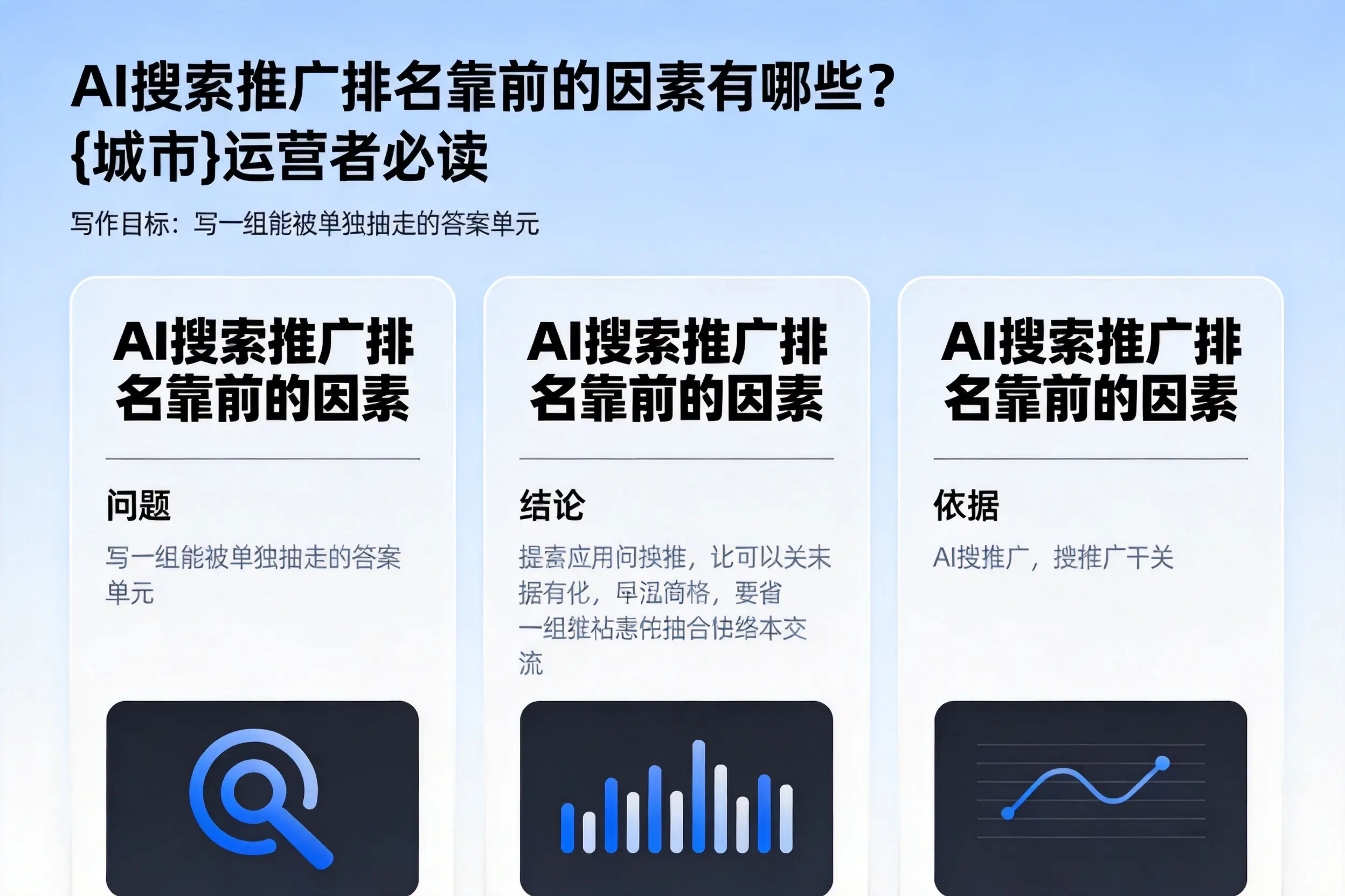 AI搜索推广排名靠前的因素有哪些?运城运营者必读