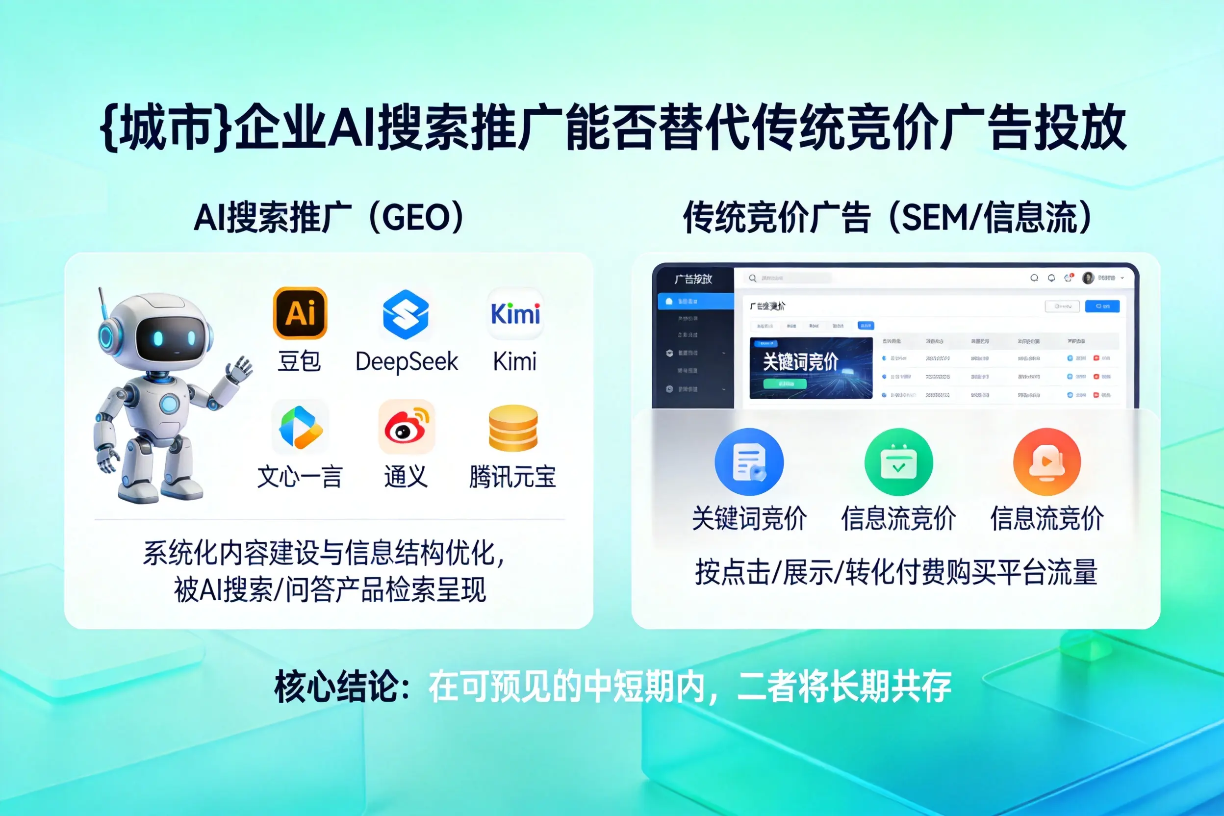 运城企业AI搜索推广能否替代传统竞价广告投放
