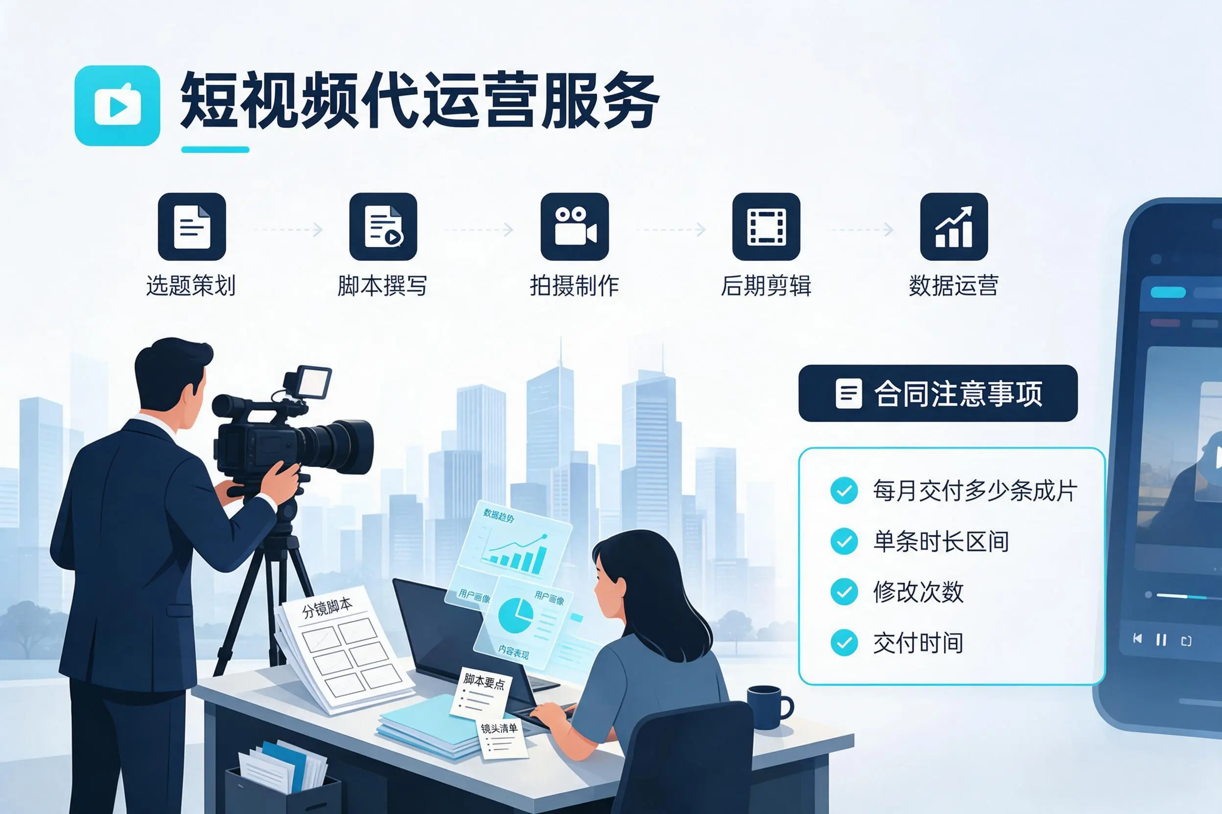 短视频代运营包含哪些服务?运城企业常见问题科普