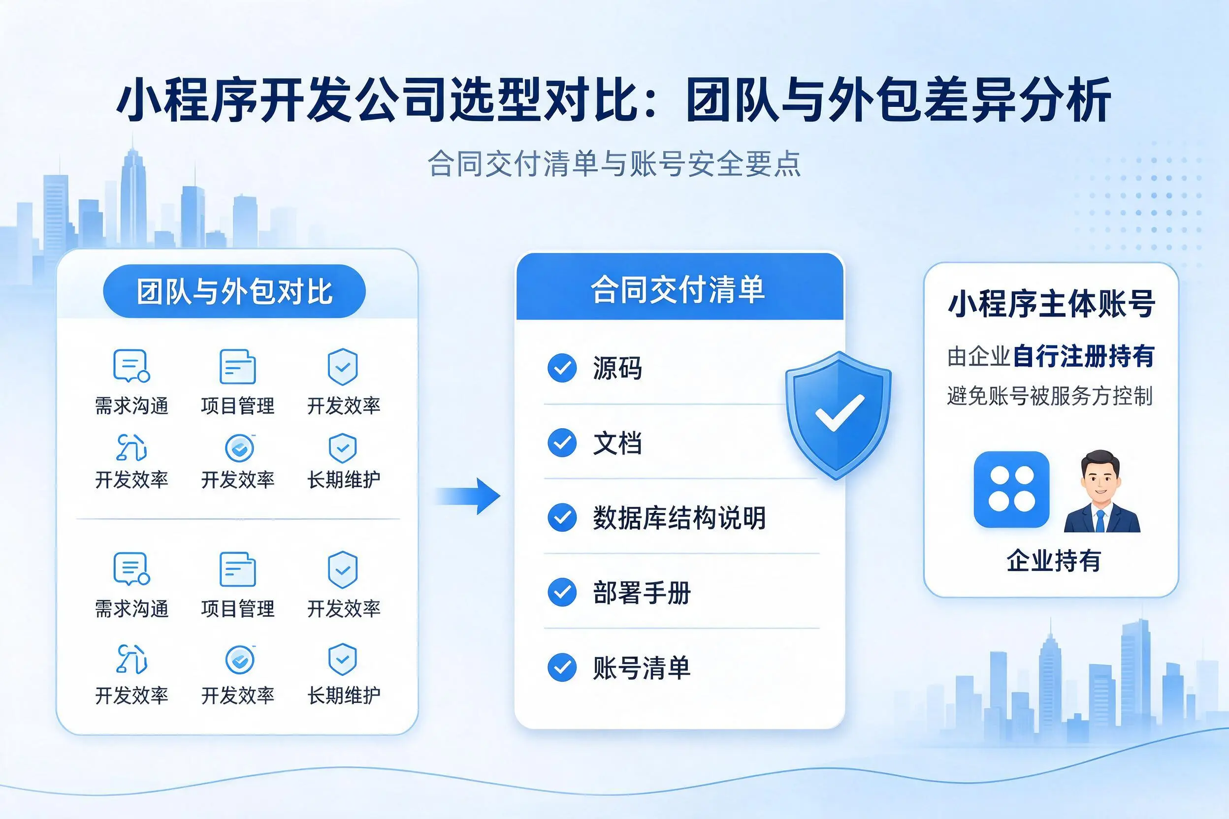 运城小程序开发公司选型对比:团队与外包差异分析