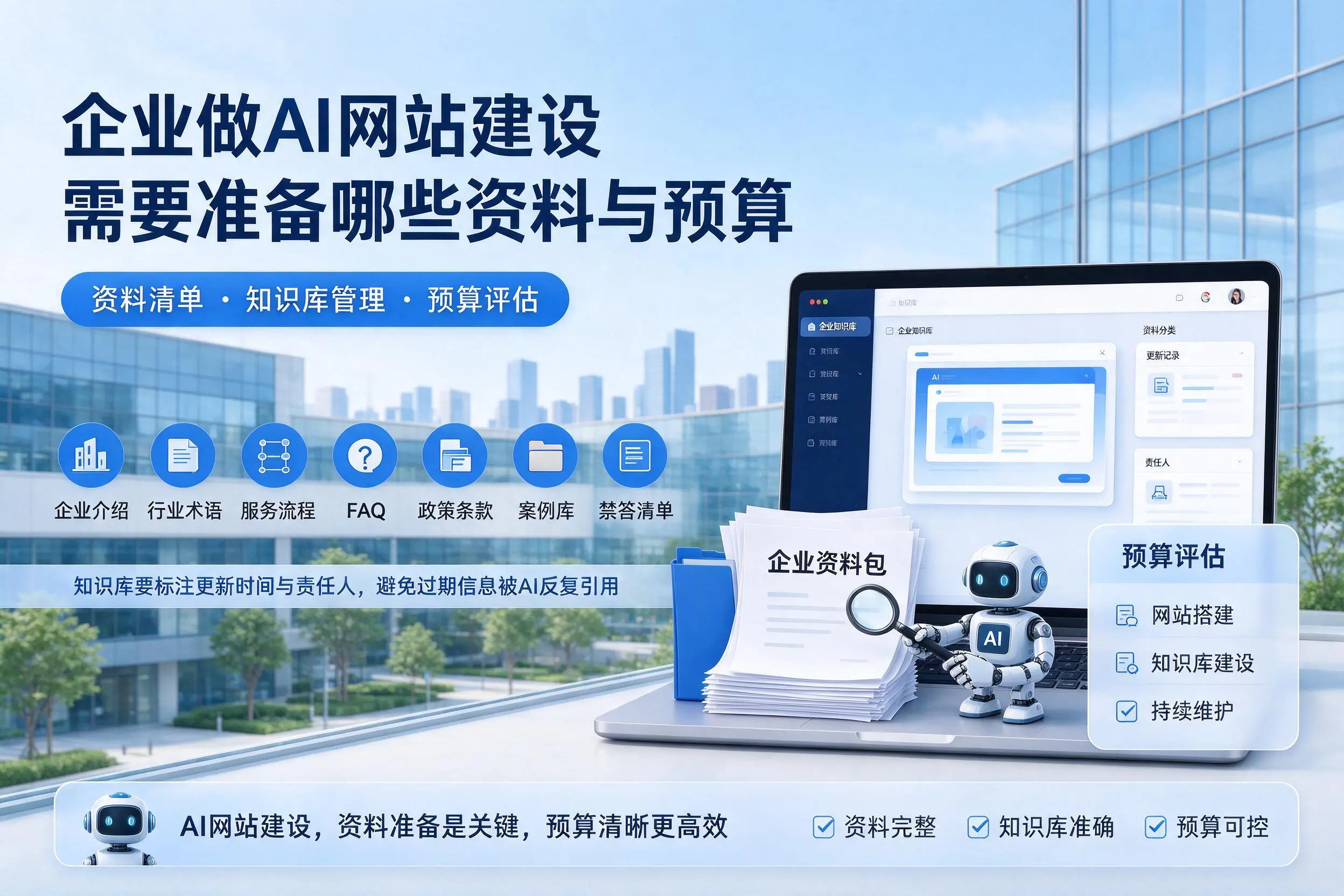 运城企业做AI网站建设需要准备哪些资料与预算